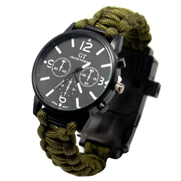 GT Militair Survival Horloge met Kompas